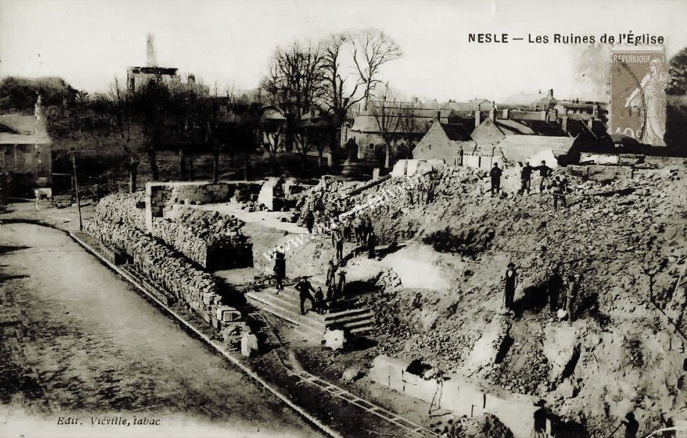 3 nesle les ruines de l eglise