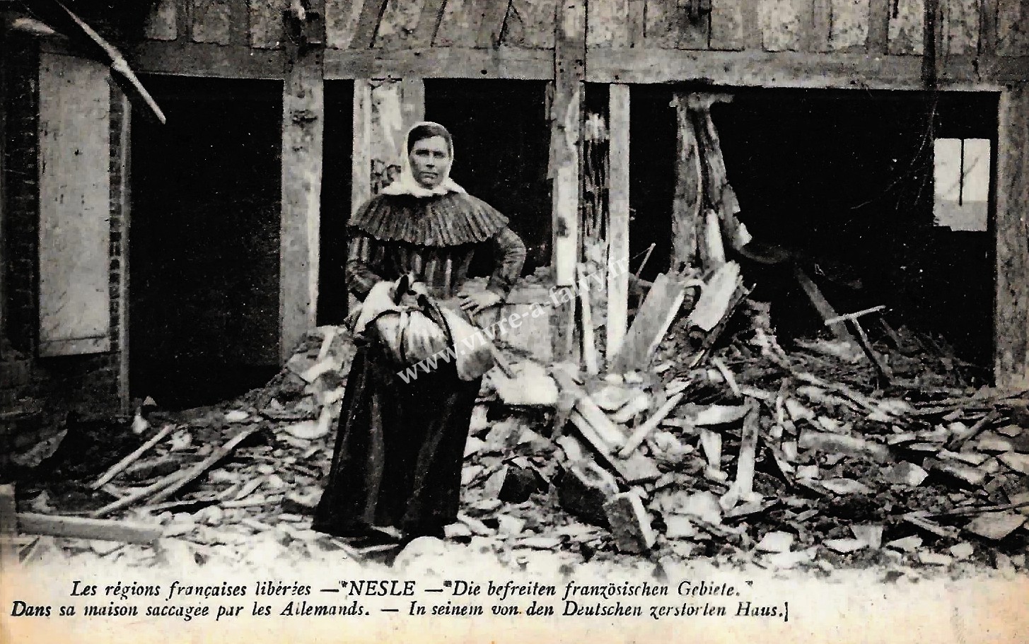 3 nesle maison saccagee par les allemands