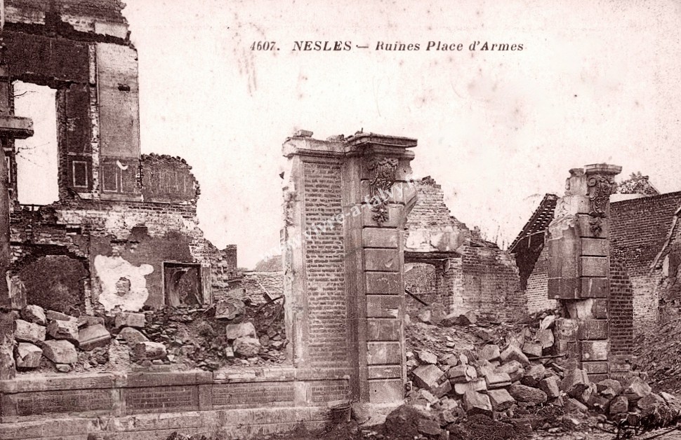 3 nesle place d armes ruines