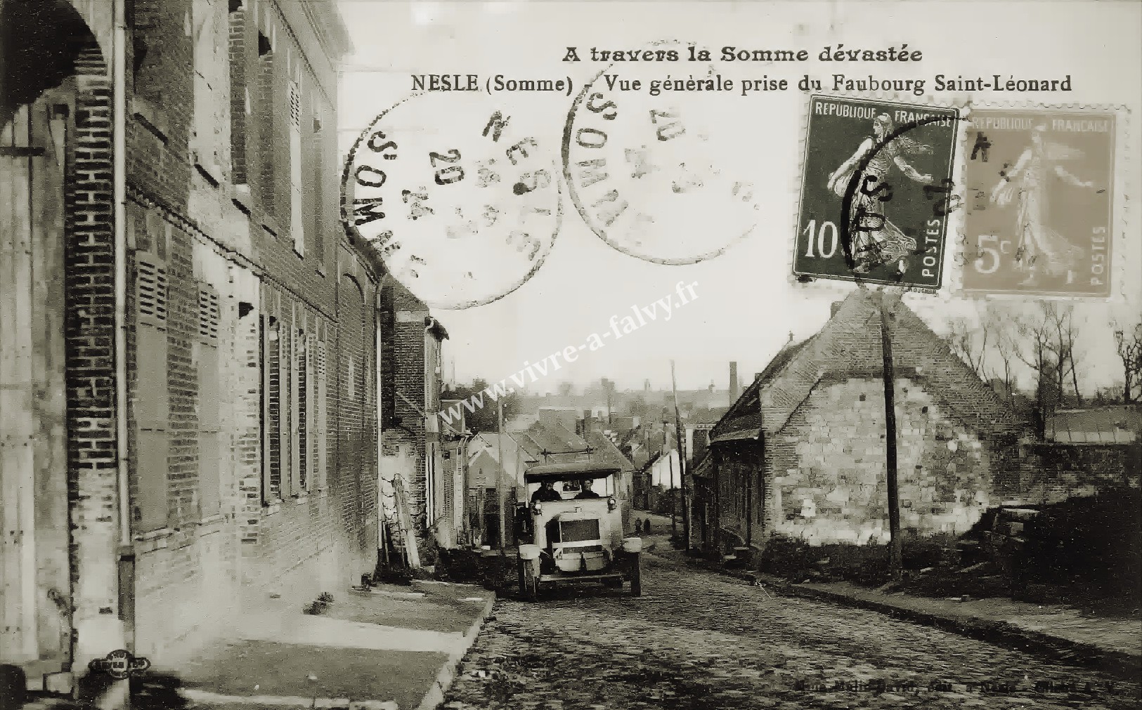 3 nesle vue generale prise du faubourg saint leonard