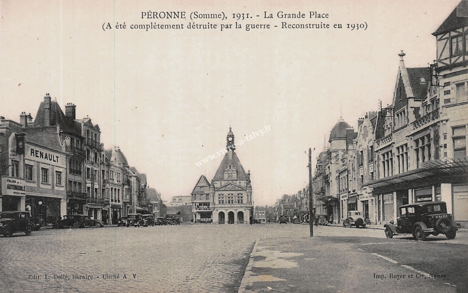 3 peronne 1931 la grande place 1931 1