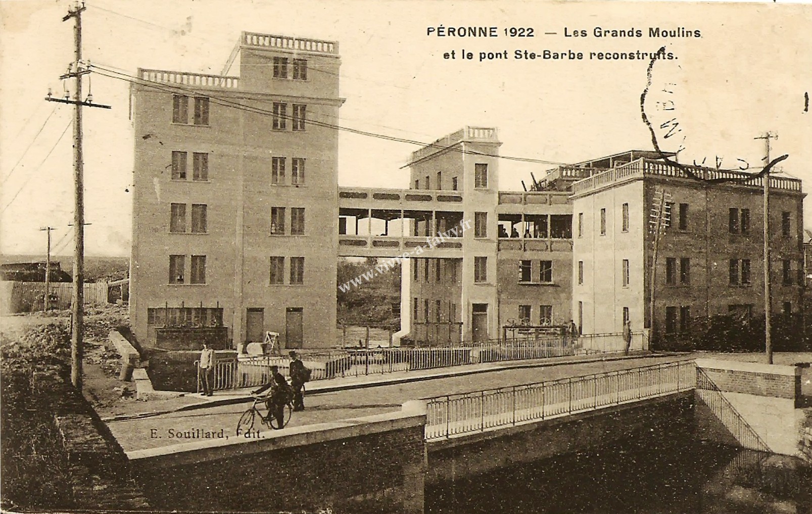 3 peronne les grands moulins le pont ste barbe reconstruits 25