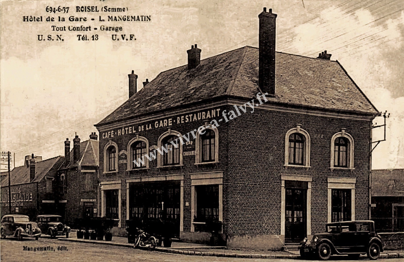 3 roisel hotel de la gare l mangematin garage