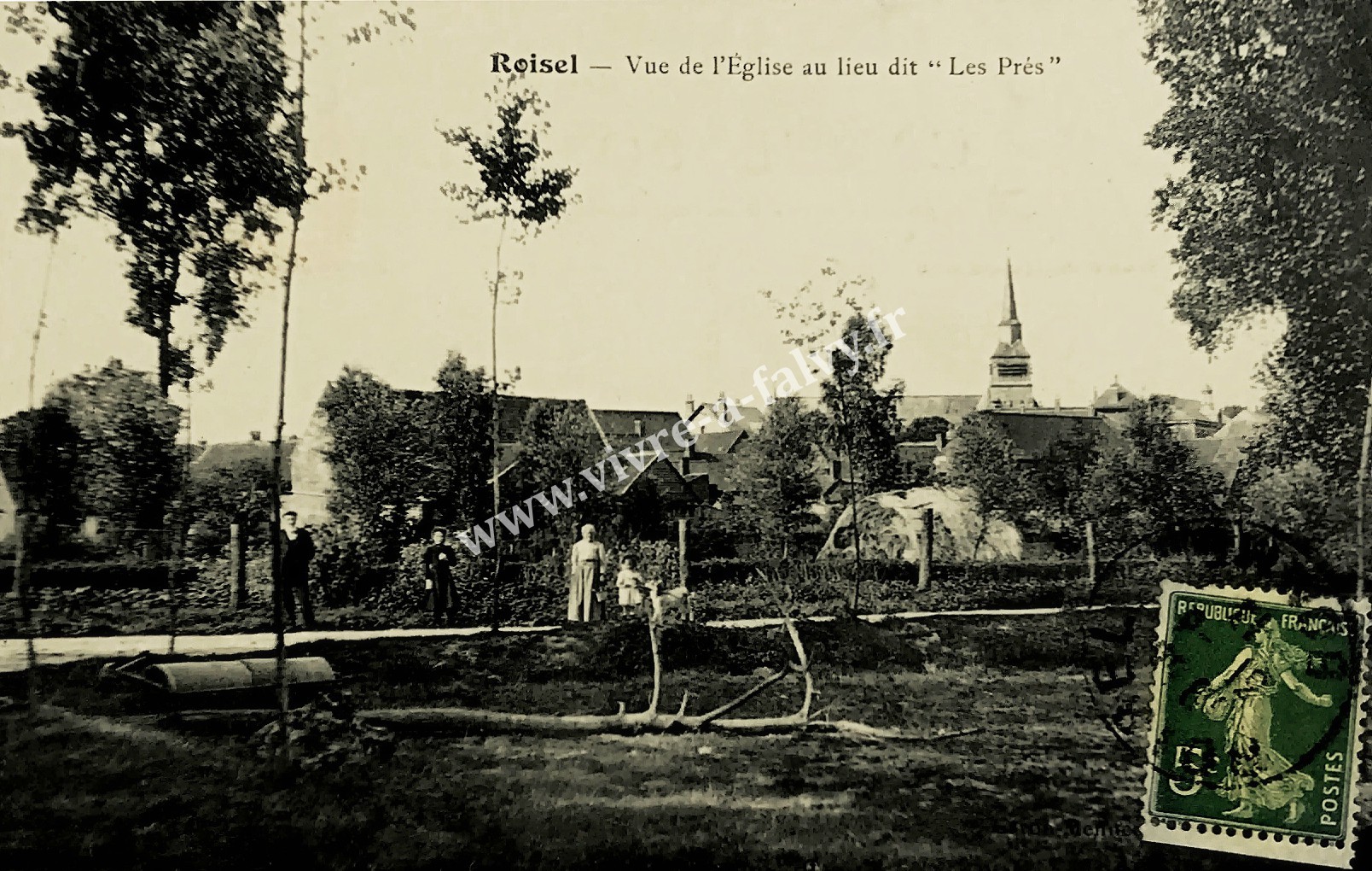 3 roisel vue de l eglise au lieu dit les pres