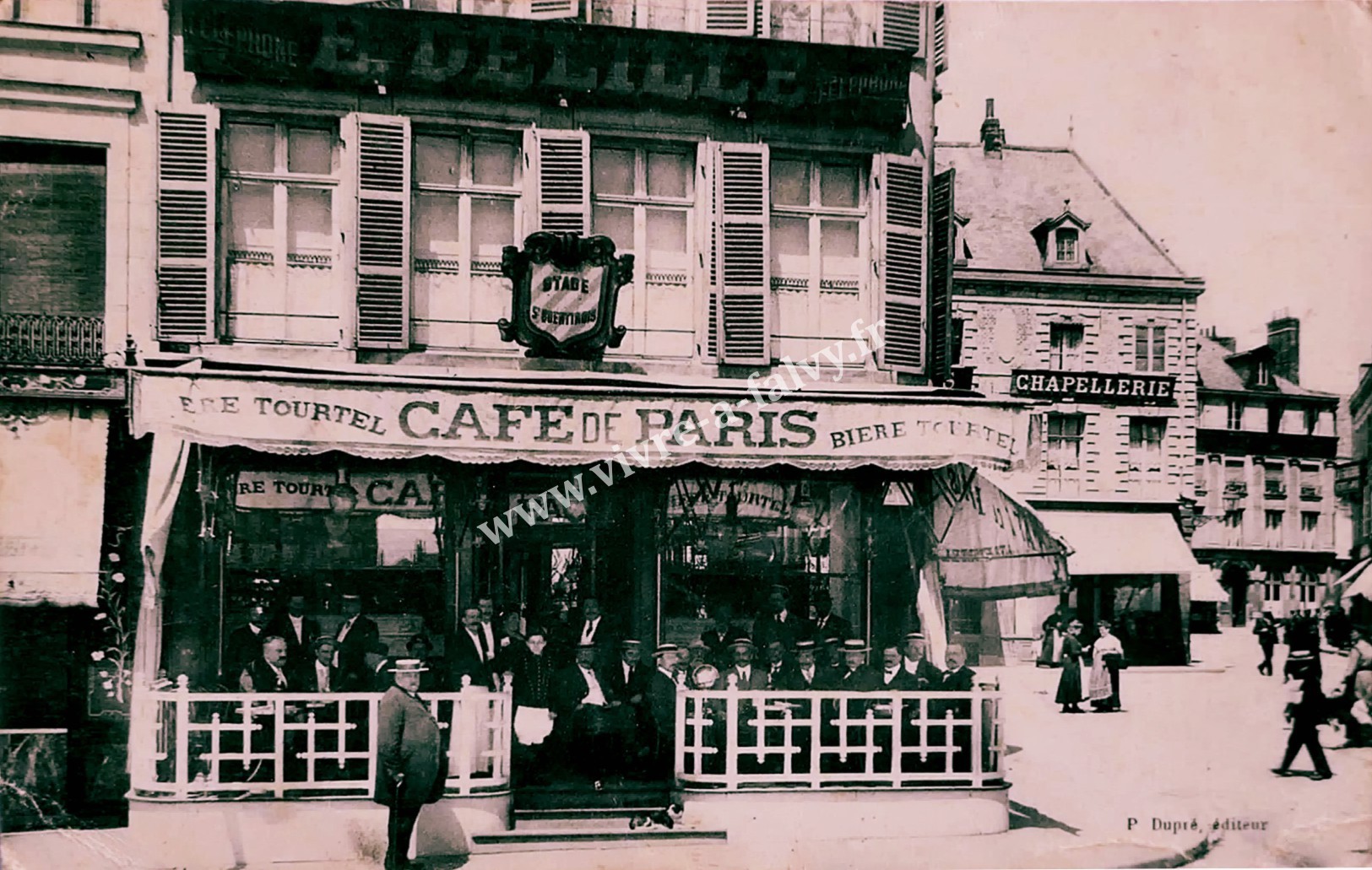 3 saint quentin cafe de paris enseigne stade st quentinois chapellerie