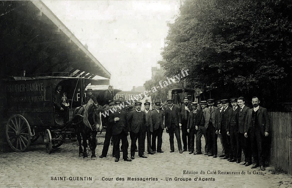 3 saint quentin cours des messagerie un groupe d agents
