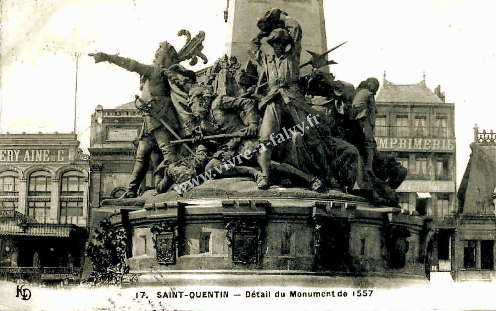 3 saint quentin detail du monument de 1557