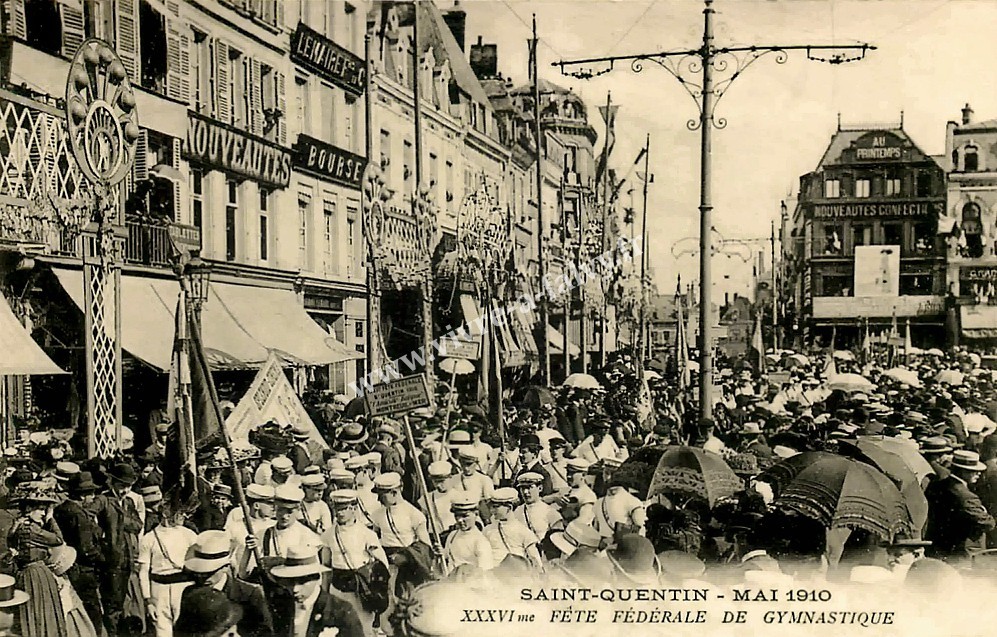 3 saint quentin fete federale de gymnastique mai 1910