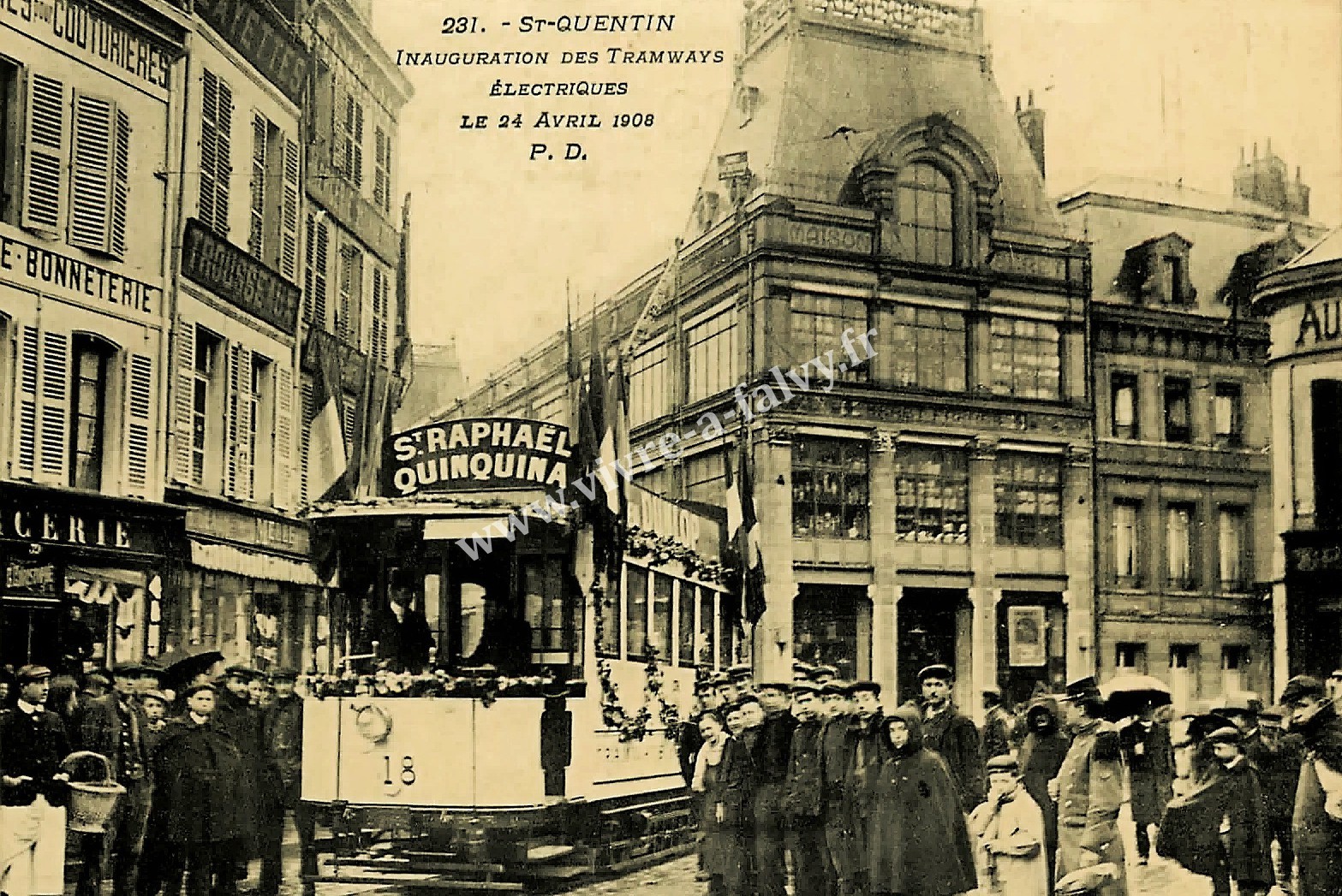 3 saint quentin inauguration des travaux electriques avril 1908