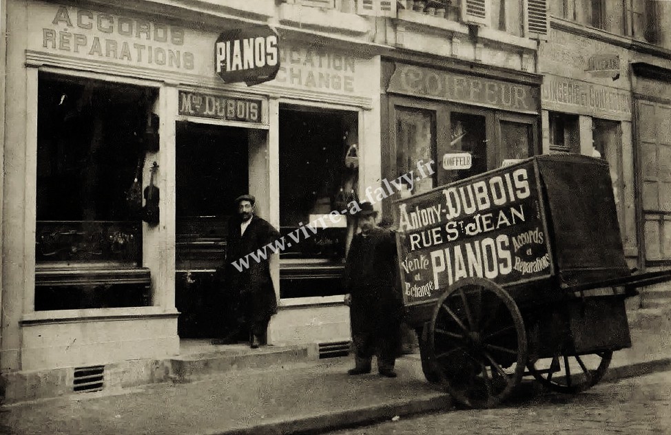 3 saint quentin maison de pianos 13 rue st jean la voiture de livraison lutherie