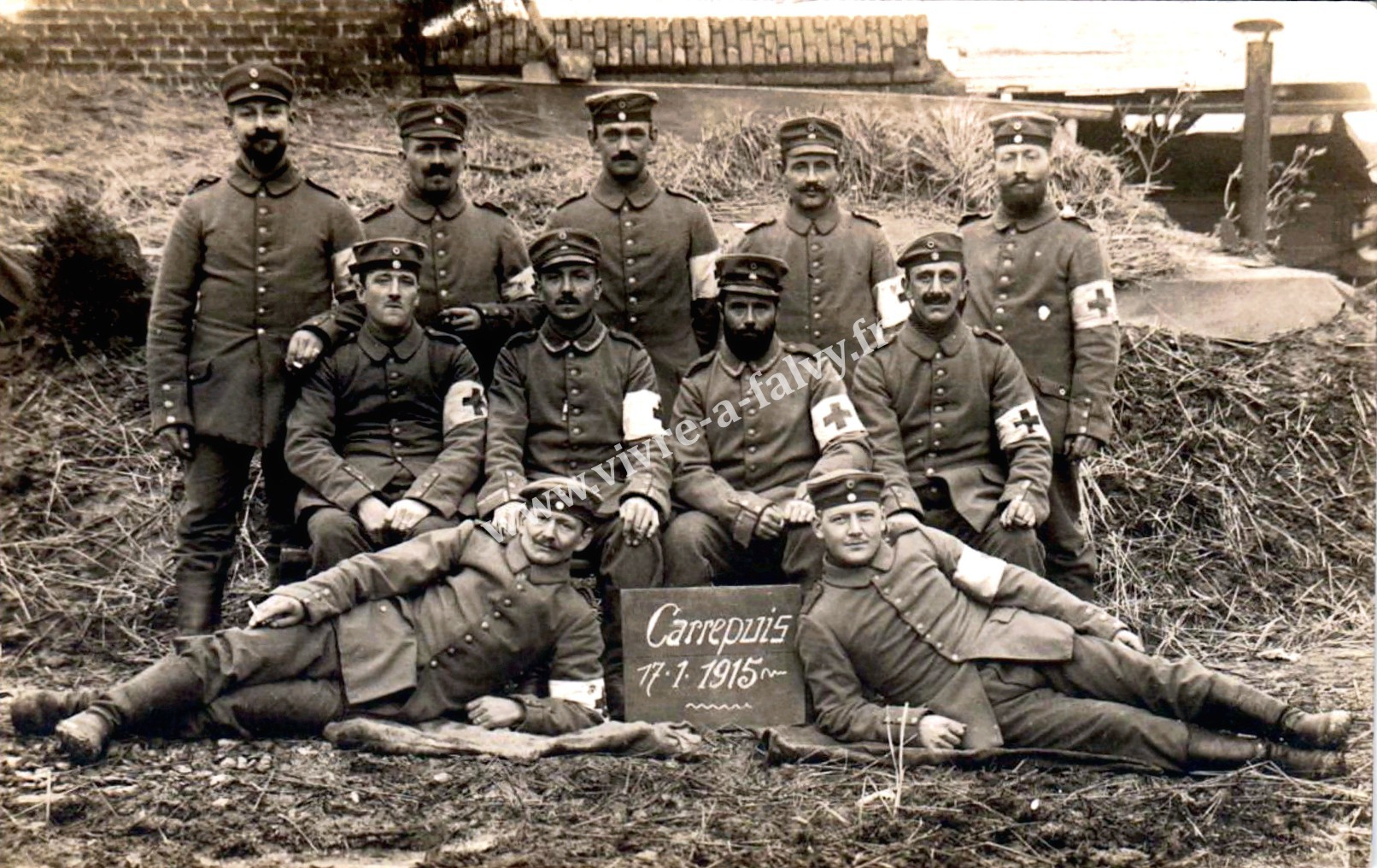 4 carrepuis soldats infirmiers