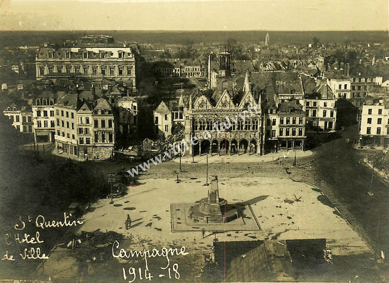 4 saint quentin hotel de ville decembre 1918