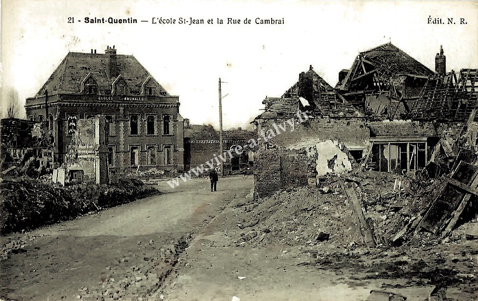4 saint quentin l ecole st jean et la rue de cambrai