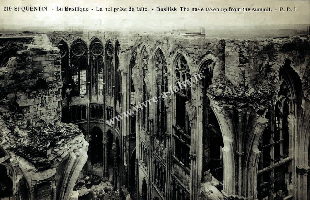 4 saint quentin la basilique la nef prise du faite