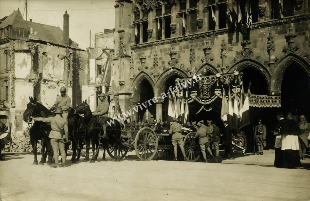 4 saint quentin obseques du lieutenant colonel baudinot georges en 1918