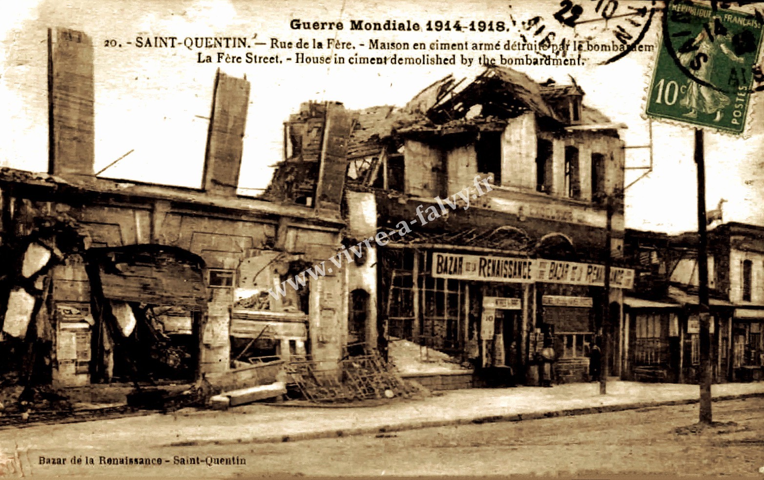 4 saint quentin rue de la fere bombardee