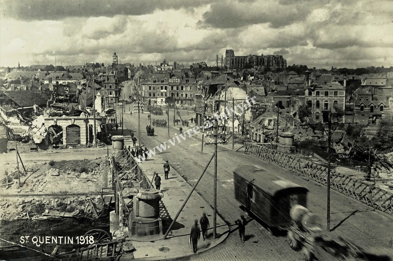 4 saint quentin vue generale 1918