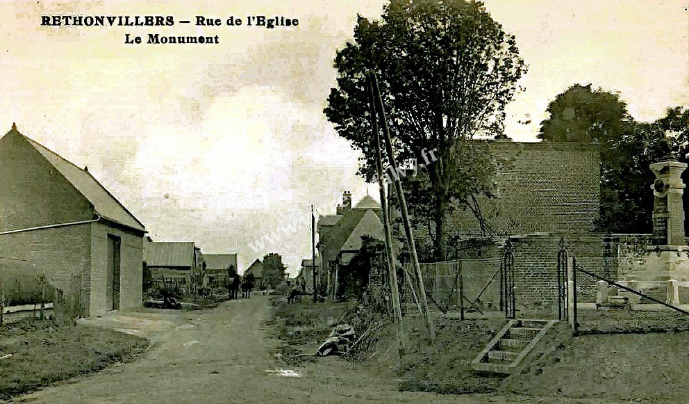 5 rethonvillers rue de l eglise le monument