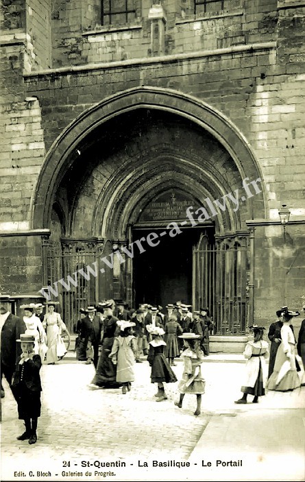 5 saint quentin la basilique le portail