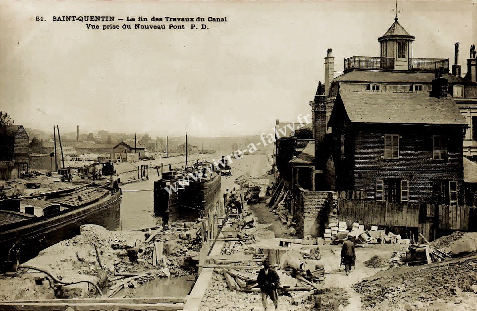 5 saint quentin la fin des travaux du canal