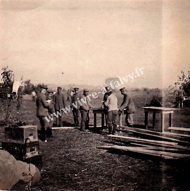 6 moyencourt bivouac allemands aout 1918 