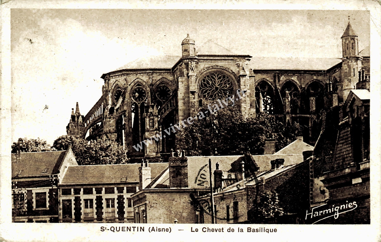 6 saint quentin le chevet de la basilique