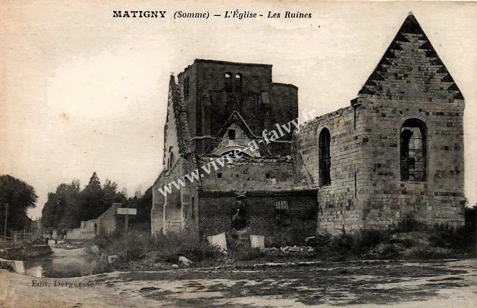 7 matigny l eglise les ruines