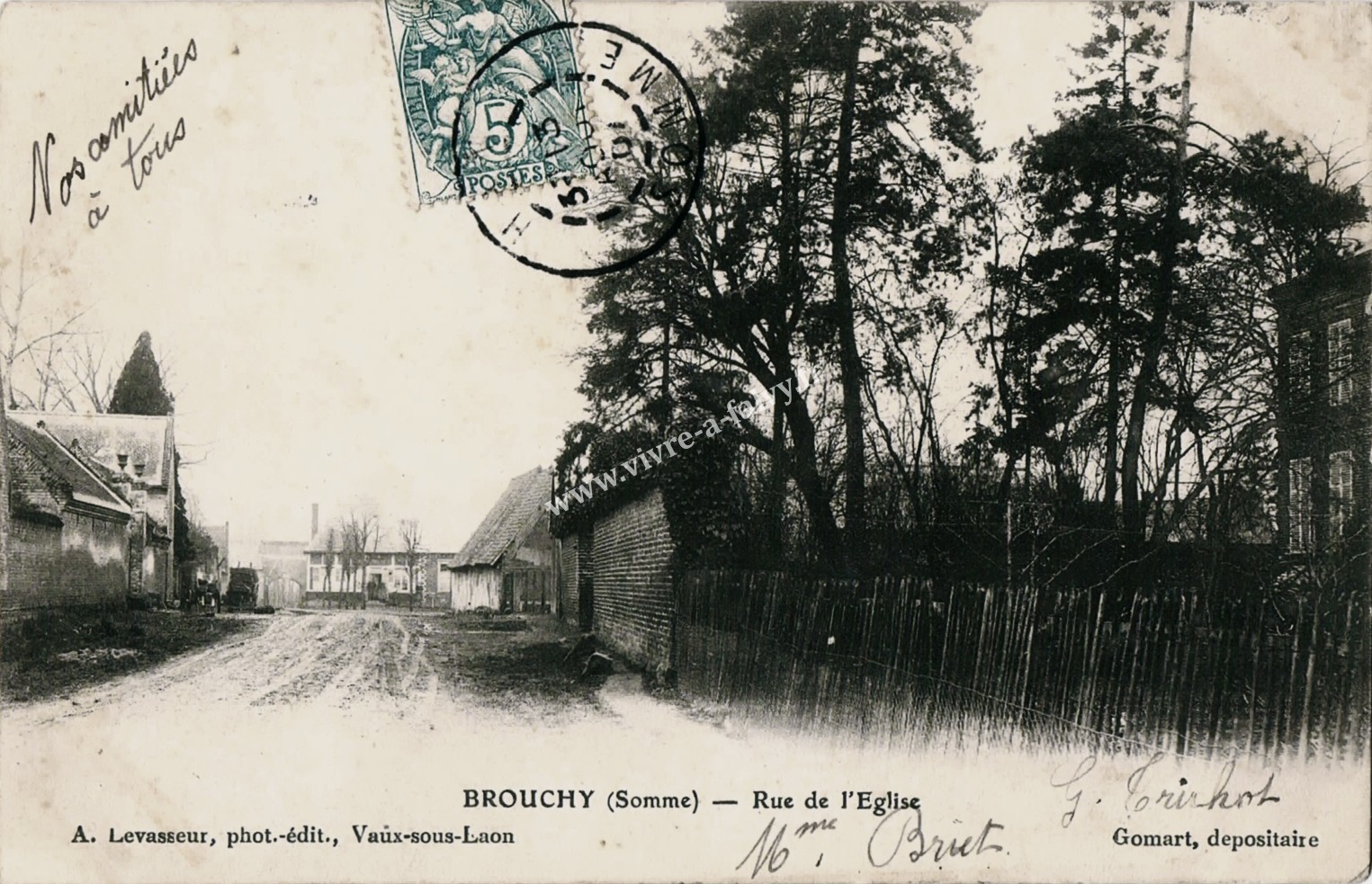 Brouchy rue de l eglise