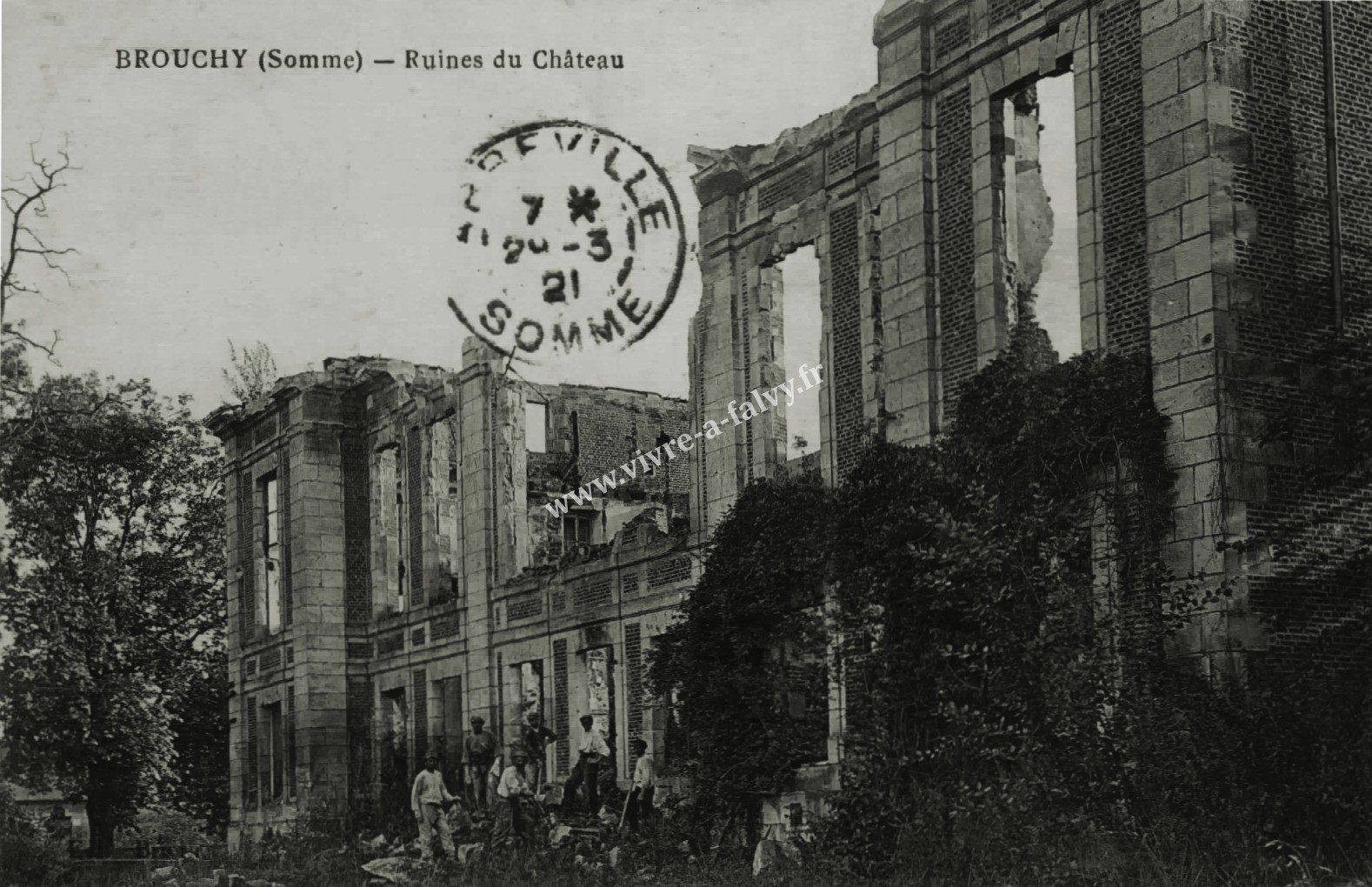 Brouchy ruines du chateau