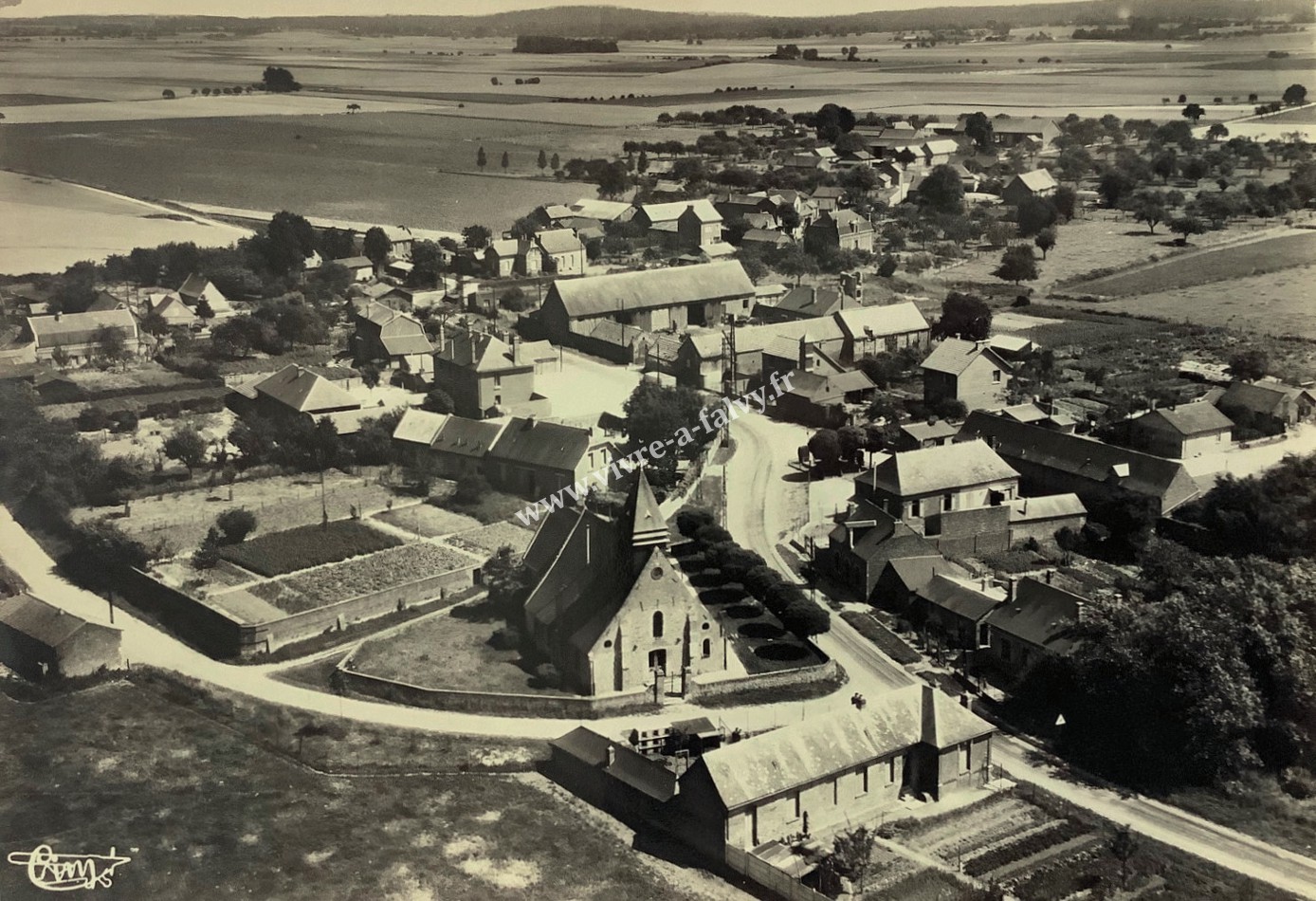 Brouchy vue aerienne