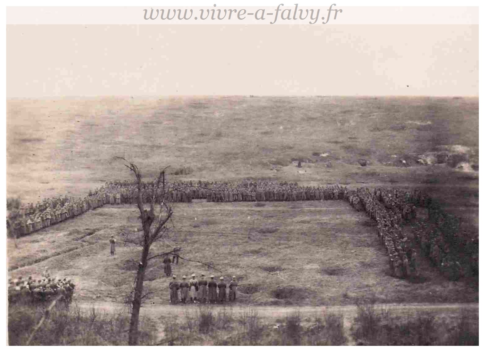 Cizancourt - Revue Troupe Allemande Mars 1918