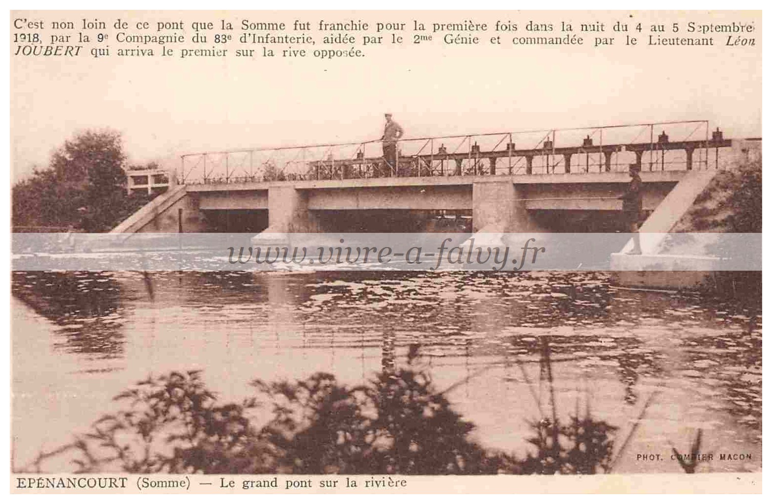 Epenanancourt - Le grand pont sur la rivière