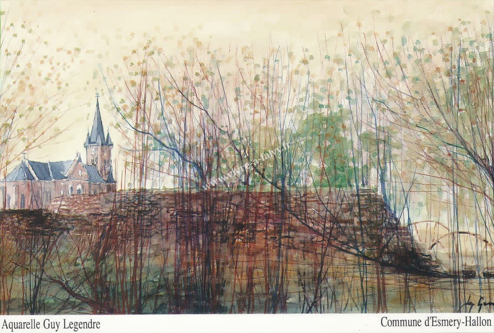 Esmery hallon aquarelle guy legendre