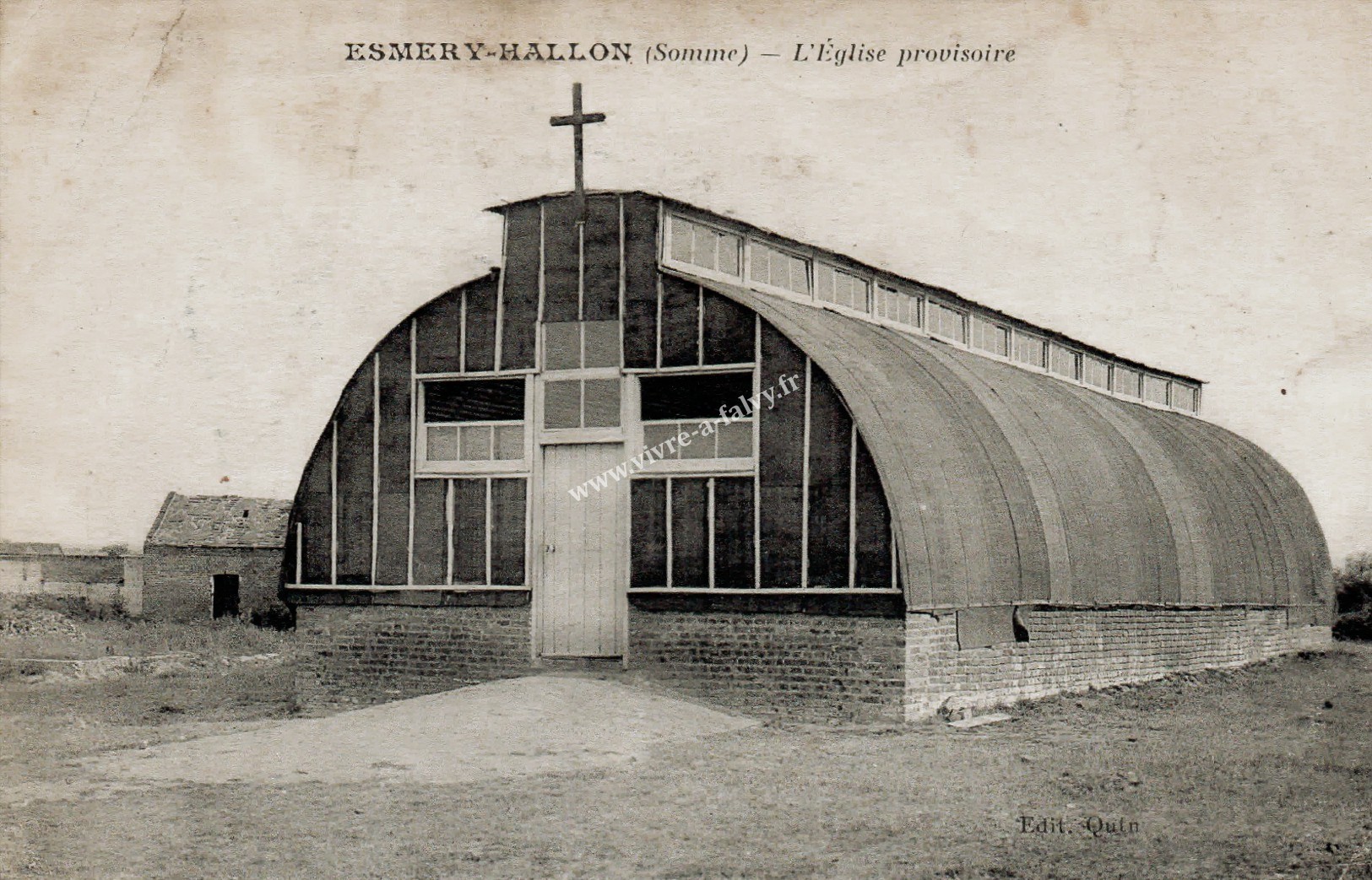 Esmery hallon l eglise provisoire