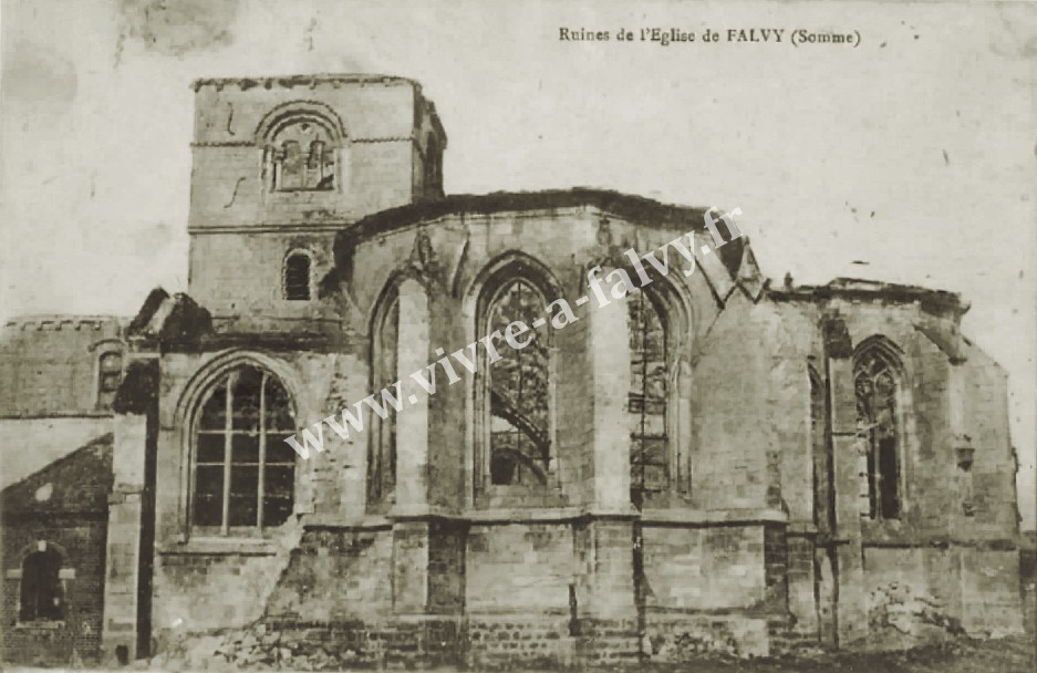 Falvy ruines de l eglise