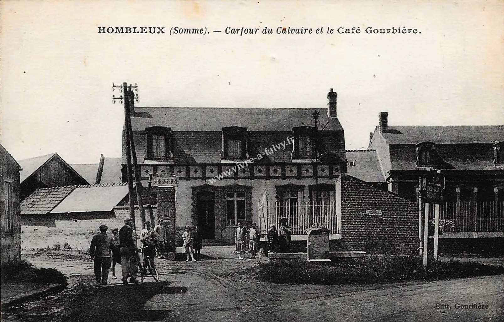 Hombleux carrefour du calvaire cafe gourbiere