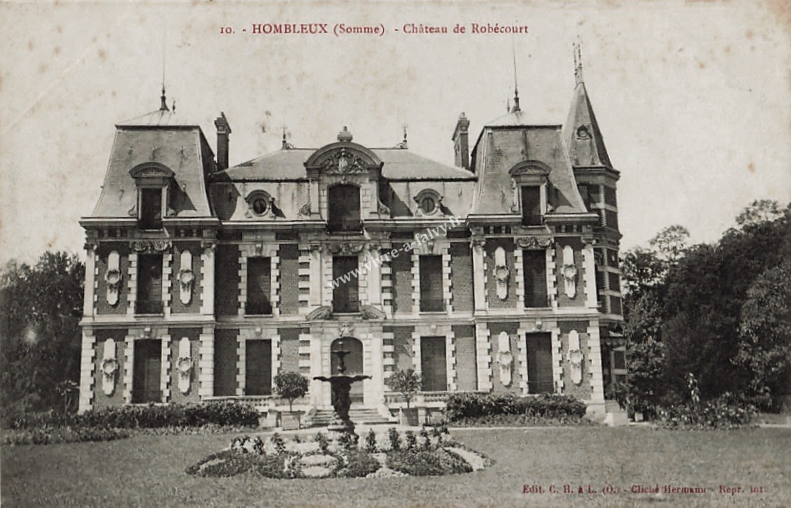 Hombleux chateau de robecourt