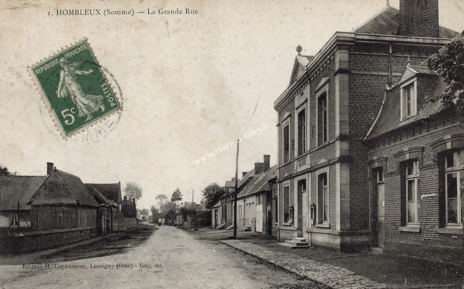 Hombleux la grande rue