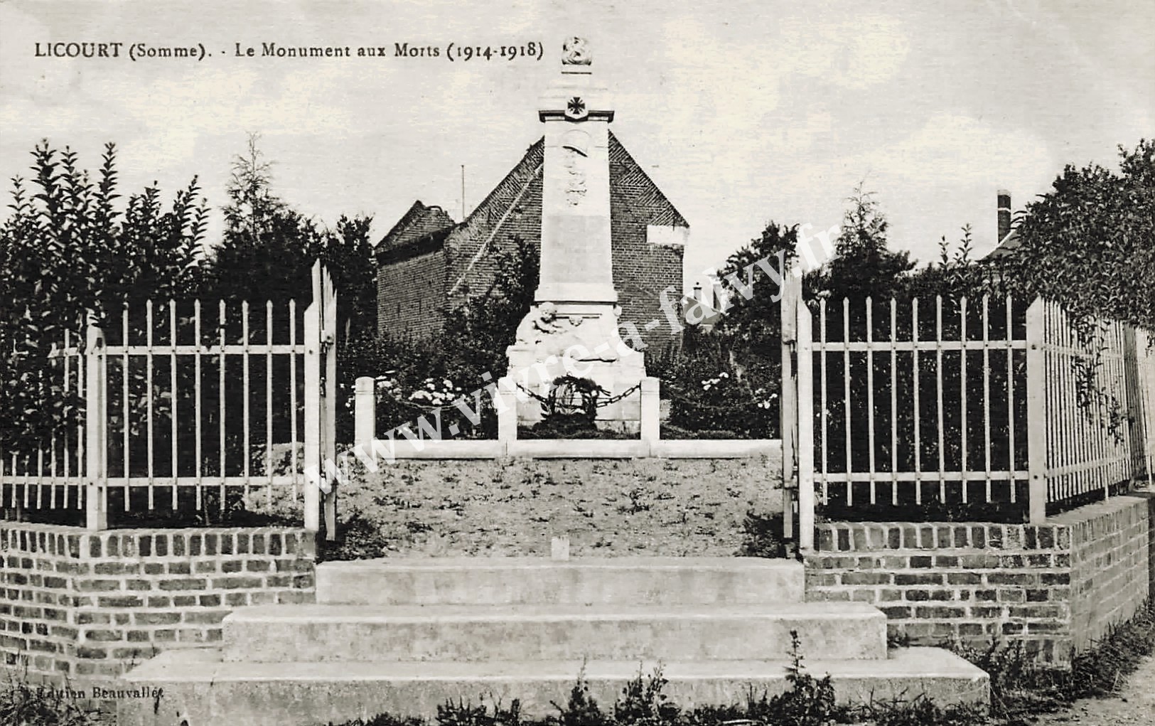 Licourt 80 monuments aux morts 2