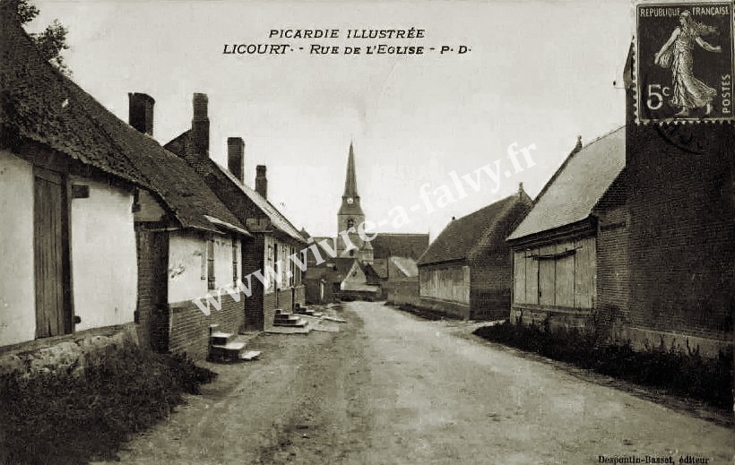 Licourt 80 rue de l eglise