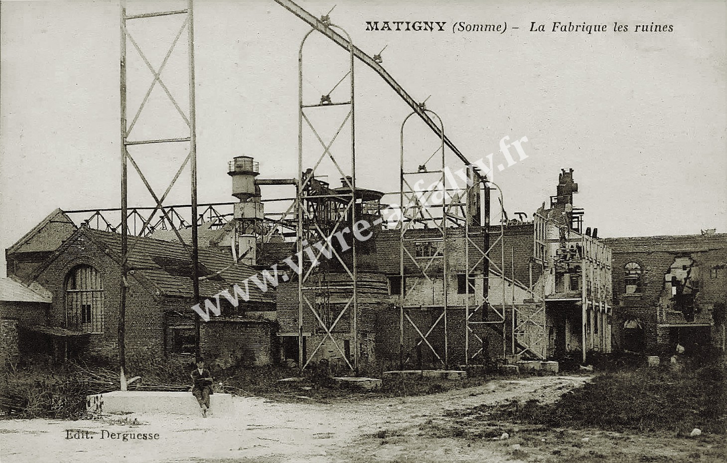 Matigny 80 la fabrique les ruines