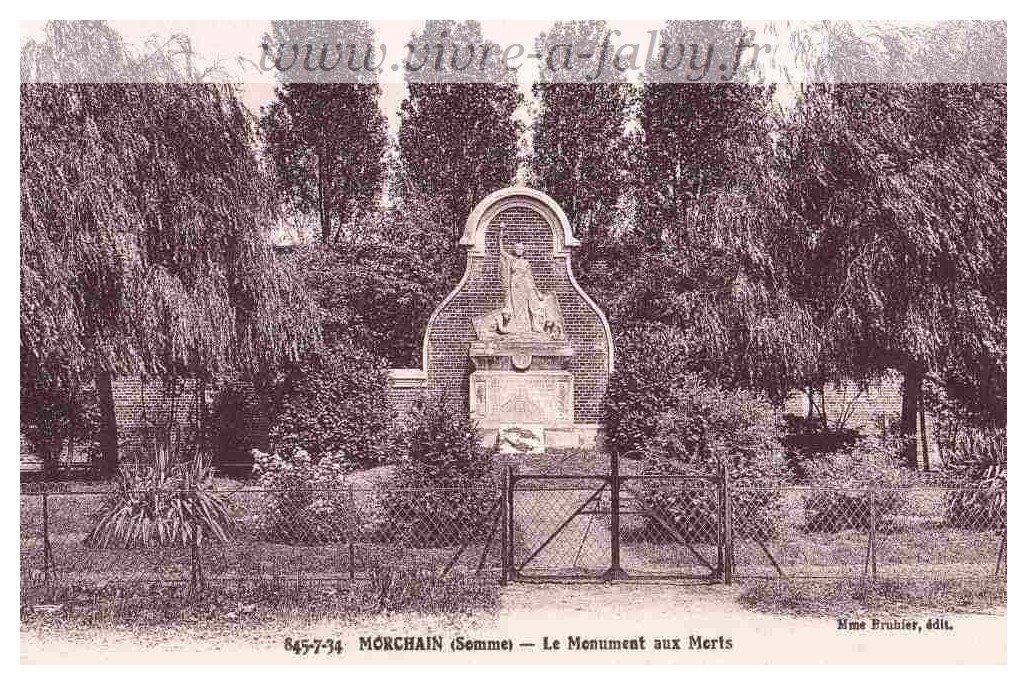 Morchain - Monument aux Morts 1934