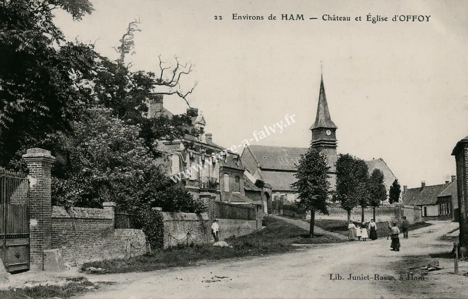 Offoy chateau et eglise