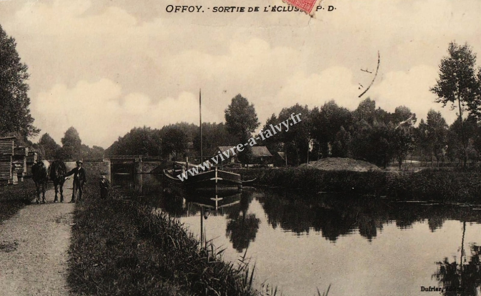 Offoy sortie de l ecluse