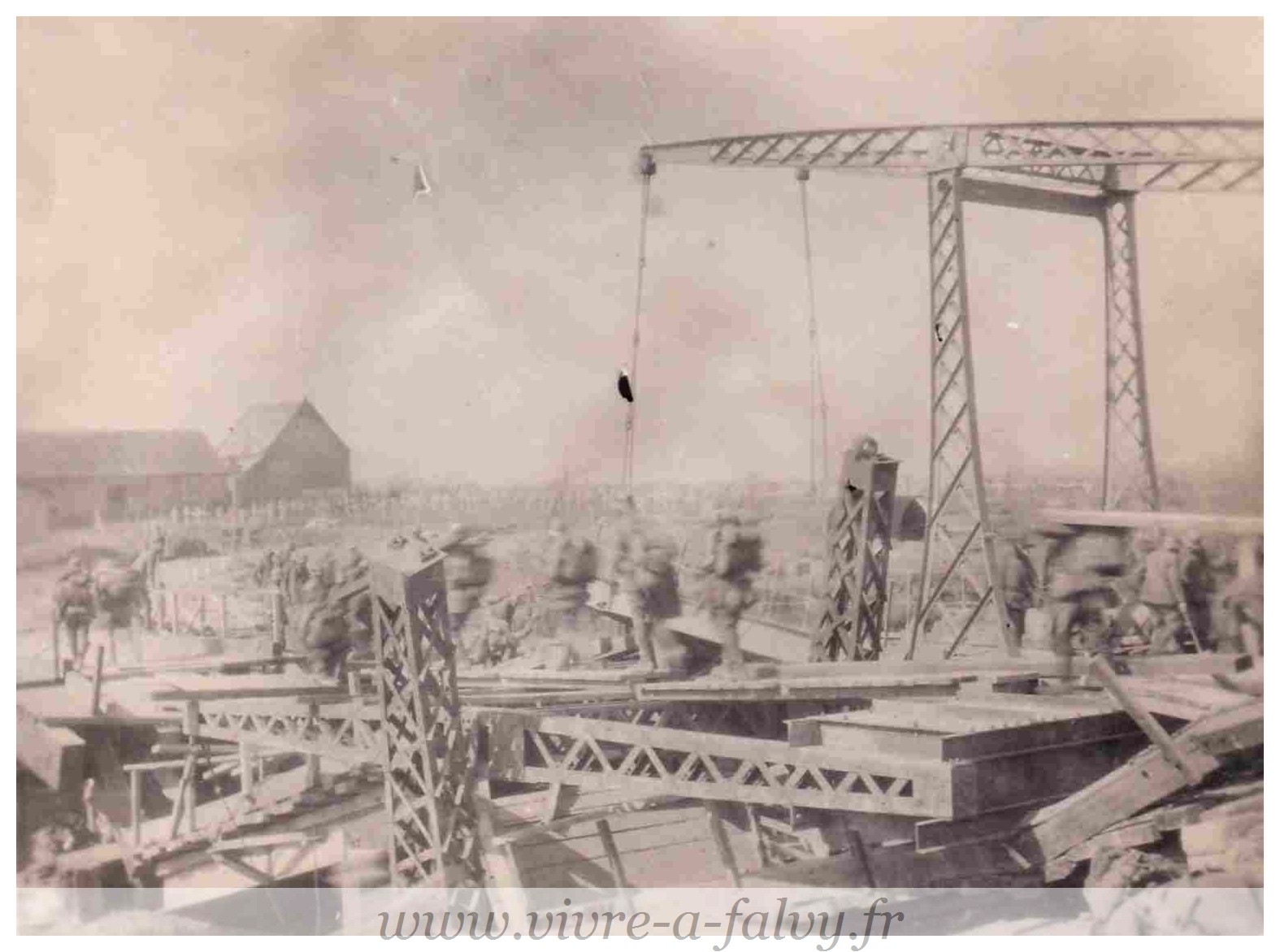Pargny - Photo Mars 1918 - Pont de Pargny - Cimetière militaire Allemand 2