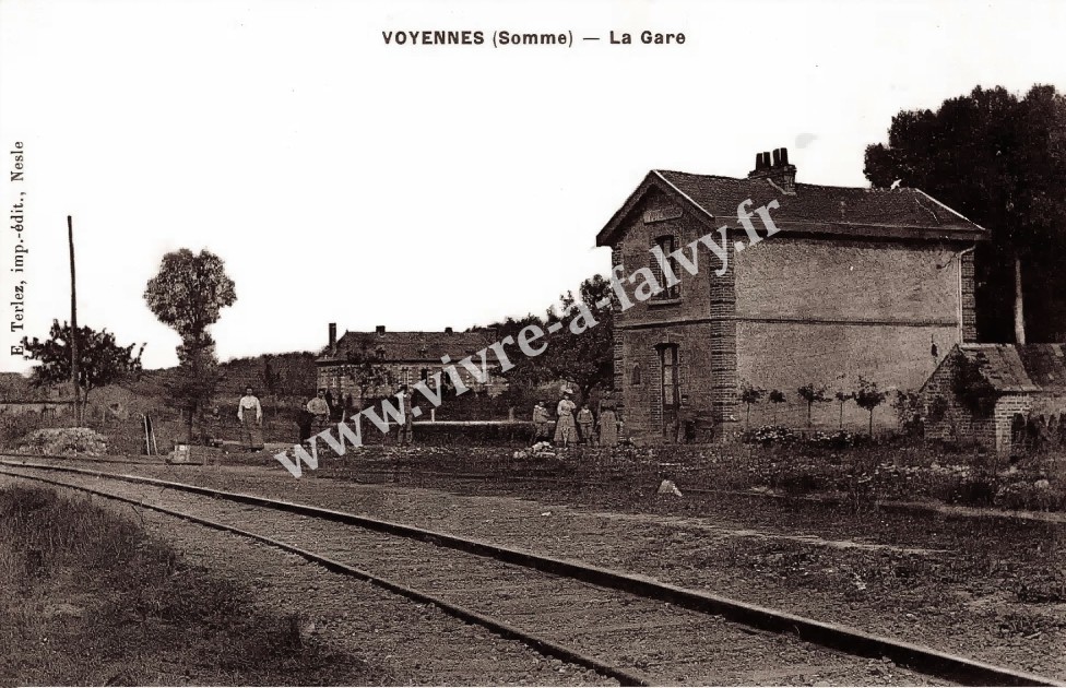 Voyennes 80 la gare