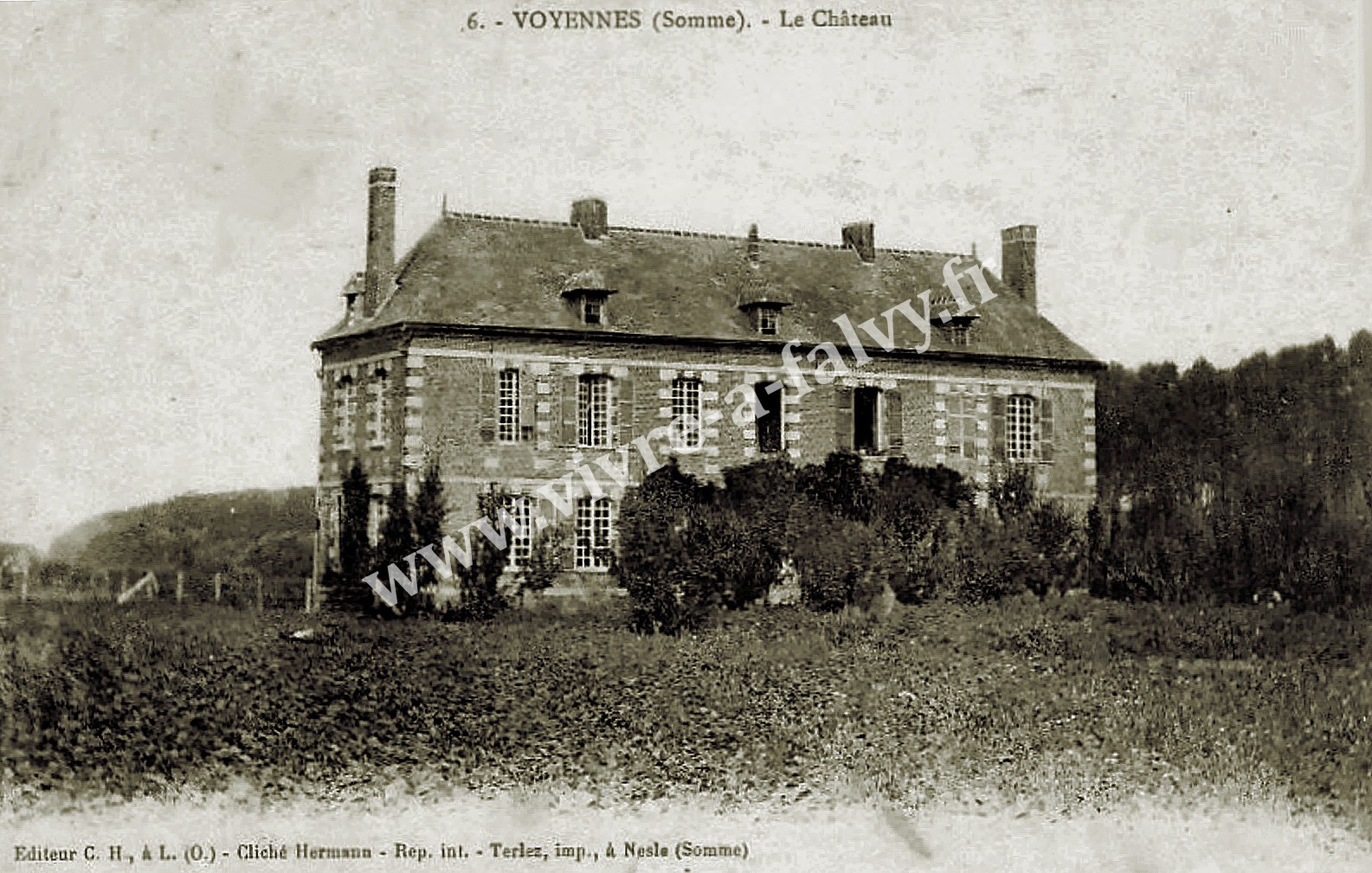 Voyennes 80 le chateau