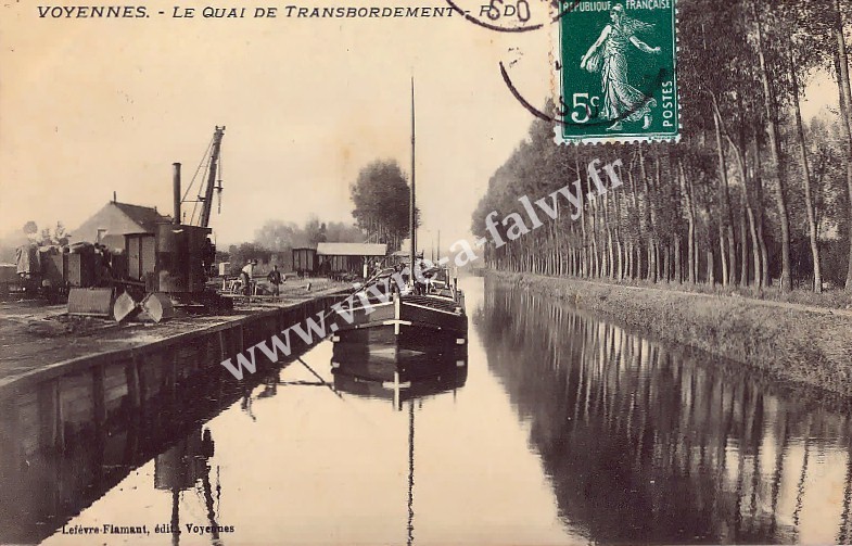 Voyennes 80 le quai de transbordement