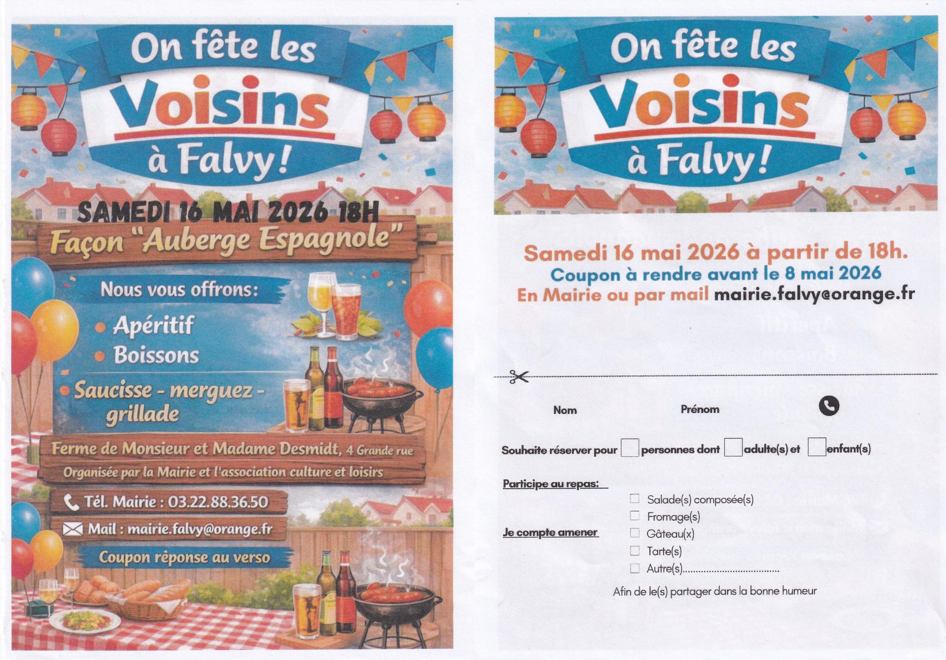 Fete des voisins 2026